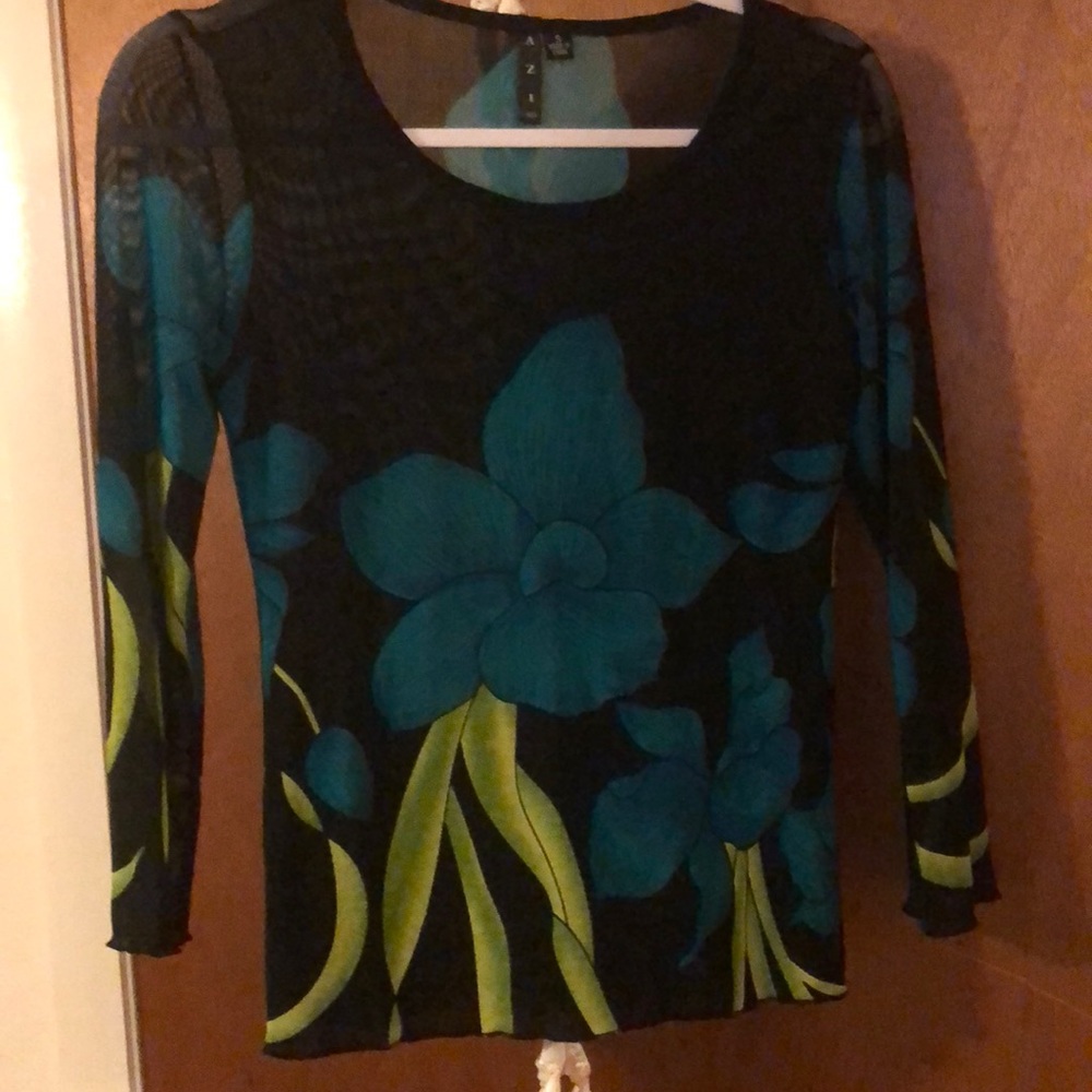 Absolutely gorgeous A Z I top sheer